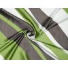 image:imageAllegra K 70cm Stripe Print Square Scarves Kerchief Neck Head Scarf Neckerchief Headband for LadiesGray Green