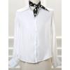 image:imageAllegra K Chic Polka Dots Women Neckerchief Skinny Scarves Hair Band Ribbon for Bag AccessoryBlack Big Dot