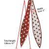 image:imageAllegra K Chic Polka Dots Women Neckerchief Skinny Scarves Hair Band Ribbon for Bag AccessoryRed Big Dot