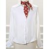 image:imageAllegra K Chic Polka Dots Women Neckerchief Skinny Scarves Hair Band Ribbon for Bag AccessoryRed Big Dot