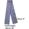 image:imageAllegra K Silky Skinny Scarves Ribbon Heart Print Long Hairband Handbag WrapBlue