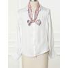 image:imageAllegra K Silky Skinny Scarves Ribbon Heart Print Long Hairband Handbag WrapPink