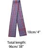 image:imageAllegra K Silky Skinny Scarves Ribbon Heart Print Long Hairband Handbag WrapPurple