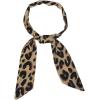 image:imageAllegra K Skinny Scarf Womens Thin Long Neckscarf Fashion Leopard Print Hairband Waistband Bag Handle AccessoryBrown