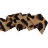 image:imageAllegra K Skinny Scarf Womens Thin Long Neckscarf Fashion Leopard Print Hairband Waistband Bag Handle AccessoryDark Brown