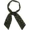 image:imageAllegra K Skinny Scarf Womens Thin Long Neckscarf Fashion Leopard Print Hairband Waistband Bag Handle AccessoryDark Green