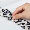 image:imageAllegra K Skinny Scarf Womens Thin Long Neckscarf Fashion Leopard Print Hairband Waistband Bag Handle AccessoryPurple