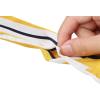image:imageAllegra K Stripe Ribbon Skinny Neck Scarves Long Narrow Neckerchief Hairband for Women Wrist Wear Handbag Handle WrapYellow