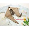 image:imageAllegra K Triangle Knit Scarves for Women Solid Color Winter Warm Shawl Two Tune