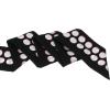 image:imageAllegra K Women Polka Dots Stripe Heart Print Skinny Scarf Sharp Neck Scarves DoubleSided NeckerchiefBlack Dot