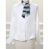image:imageAllegra K Women Polka Dots Stripe Heart Print Skinny Scarf Sharp Neck Scarves DoubleSided NeckerchiefNavy Blue