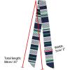 image:imageAllegra K Women Polka Dots Stripe Heart Print Skinny Scarf Sharp Neck Scarves DoubleSided NeckerchiefNavy Blue