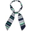 image:imageAllegra K Women Polka Dots Stripe Heart Print Skinny Scarf Sharp Neck Scarves DoubleSided NeckerchiefNavy Blue