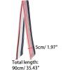 image:imageAllegra K Women Polka Dots Stripe Heart Print Skinny Scarf Sharp Neck Scarves DoubleSided NeckerchiefNavy Blue Pink