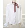 image:imageAllegra K Women Polka Dots Stripe Heart Print Skinny Scarf Sharp Neck Scarves DoubleSided NeckerchiefPink