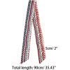 image:imageAllegra K Women Polka Dots Stripe Heart Print Skinny Scarf Sharp Neck Scarves DoubleSided NeckerchiefRed White