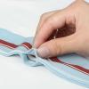 image:imageAllegra K Women Polka Dots Stripe Heart Print Skinny Scarf Sharp Neck Scarves DoubleSided NeckerchiefSky Blue