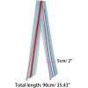 image:imageAllegra K Women Polka Dots Stripe Heart Print Skinny Scarf Sharp Neck Scarves DoubleSided NeckerchiefSky Blue