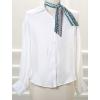 image:imageAllegra K Women Polka Dots Stripe Heart Print Skinny Scarf Sharp Neck Scarves DoubleSided NeckerchiefTeal