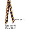image:imageAllegra K Women Polka Dots Stripe Heart Print Skinny Scarf Sharp Neck Scarves DoubleSided NeckerchiefYellow
