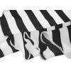 image:imageAllegra K Women Satin Triangle Neck Scarf Stripe Print Hair Wrap for Ladies Handbag Accessory Bandana