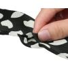 image:imageAllegra K Women Skinny Ribbon Neckerchief Heart Pattern Narrow Hair Wrist Scarf Headband Handbag Handle WrapBlack Floral