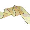 image:imageAllegra K Women Transparent Skinny Organza Scarf Floral Neckerchief Hair BandYellow