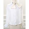 image:imageAllegra K Women Transparent Skinny Organza Scarf Solid Color Lightweight NeckerchiefBeige