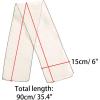 image:imageAllegra K Women Transparent Skinny Organza Scarf Solid Color Lightweight NeckerchiefBeige