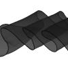 image:imageAllegra K Women Transparent Skinny Organza Scarf Solid Color Lightweight NeckerchiefBlack