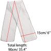 image:imageAllegra K Women Transparent Skinny Organza Scarf Solid Color Lightweight NeckerchiefGray