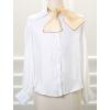 image:imageAllegra K Women Transparent Skinny Organza Scarf Solid Color Lightweight NeckerchiefKhaki