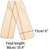 image:imageAllegra K Women Transparent Skinny Organza Scarf Solid Color Lightweight NeckerchiefKhaki