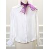 image:imageAllegra K Women Transparent Skinny Organza Scarf Solid Color Lightweight NeckerchiefViolet