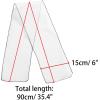 image:imageAllegra K Women Transparent Skinny Organza Scarf Solid Color Lightweight NeckerchiefWhite