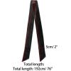 image:imageAllegra K Women Vintage Velvet Skinny Neck Scarves Solid Color Long Neckerchief Hairband Narrow WaistbandBlack