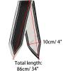 image:imageAllegra K Womens Skinny Scarf Ribbon Hair Band Heart Print Handbag Handle Neck ScarfBlack Pure