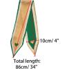 image:imageAllegra K Womens Skinny Scarf Ribbon Hair Band Heart Print Handbag Handle Neck ScarfChampagne Gold