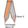 image:imageAllegra K Womens Skinny Scarf Ribbon Hair Band Heart Print Handbag Handle Neck ScarfOrange Heart