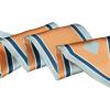 image:imageAllegra K Womens Skinny Scarf Ribbon Hair Band Heart Print Handbag Handle Neck ScarfOrange Heart