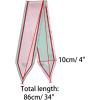 image:imageAllegra K Womens Skinny Scarf Ribbon Hair Band Heart Print Handbag Handle Neck ScarfPink Heart