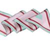 image:imageAllegra K Womens Skinny Scarf Ribbon Hair Band Heart Print Handbag Handle Neck ScarfPink Heart