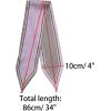 image:imageAllegra K Womens Skinny Scarf Ribbon Hair Band Heart Print Handbag Handle Neck ScarfPurple Pure