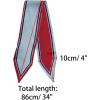 image:imageAllegra K Womens Skinny Scarf Ribbon Hair Band Heart Print Handbag Handle Neck ScarfRed Pure