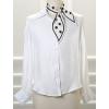 image:imageAllegra K Womens Skinny Scarf Ribbon Hair Band Heart Print Handbag Handle Neck ScarfWhite Dot