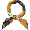 image:imageAllegra K 50cm Small Stripe Print Square Neck Wrap Scarves Head Scarf Kerchief Neckerchief Bandana for WomenGinger