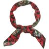 image:imageAllegra K 50cm Women Colorful Leopard Print Square Neck Scarf Kerchief Neckerchief Handkerchief BandanaRed Black