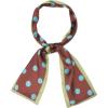 image:imageAllegra K 50s Ribbon Skinny Scarf Lovely Polka Dots Pattern for Bags Hair Band Neck WrapsClaret Big Dot