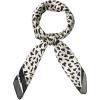 image:imageAllegra K 70cm Animal Leopard Print Silk Feeling Square Scarf Kerchief Neckerchief BandanaBeige