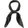 image:imageAllegra K 70cm Animal Leopard Print Silk Feeling Square Scarf Kerchief Neckerchief BandanaGreen